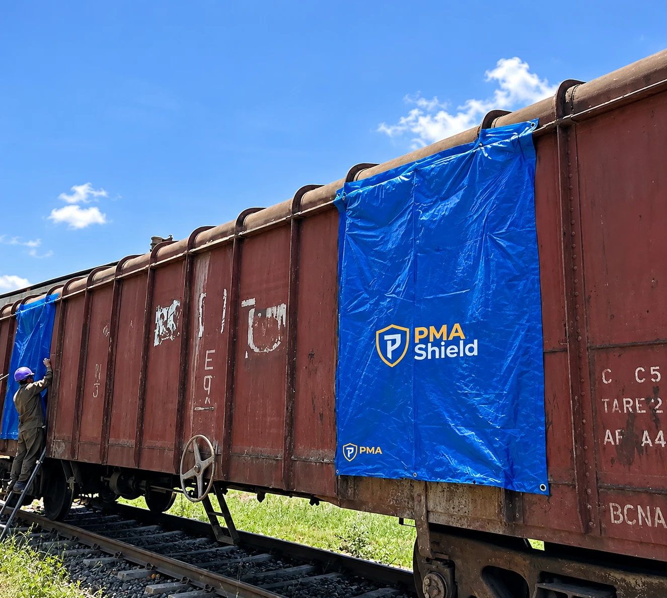 BCN Wagon Cover Fitted with PMA Shield Tarpaulin