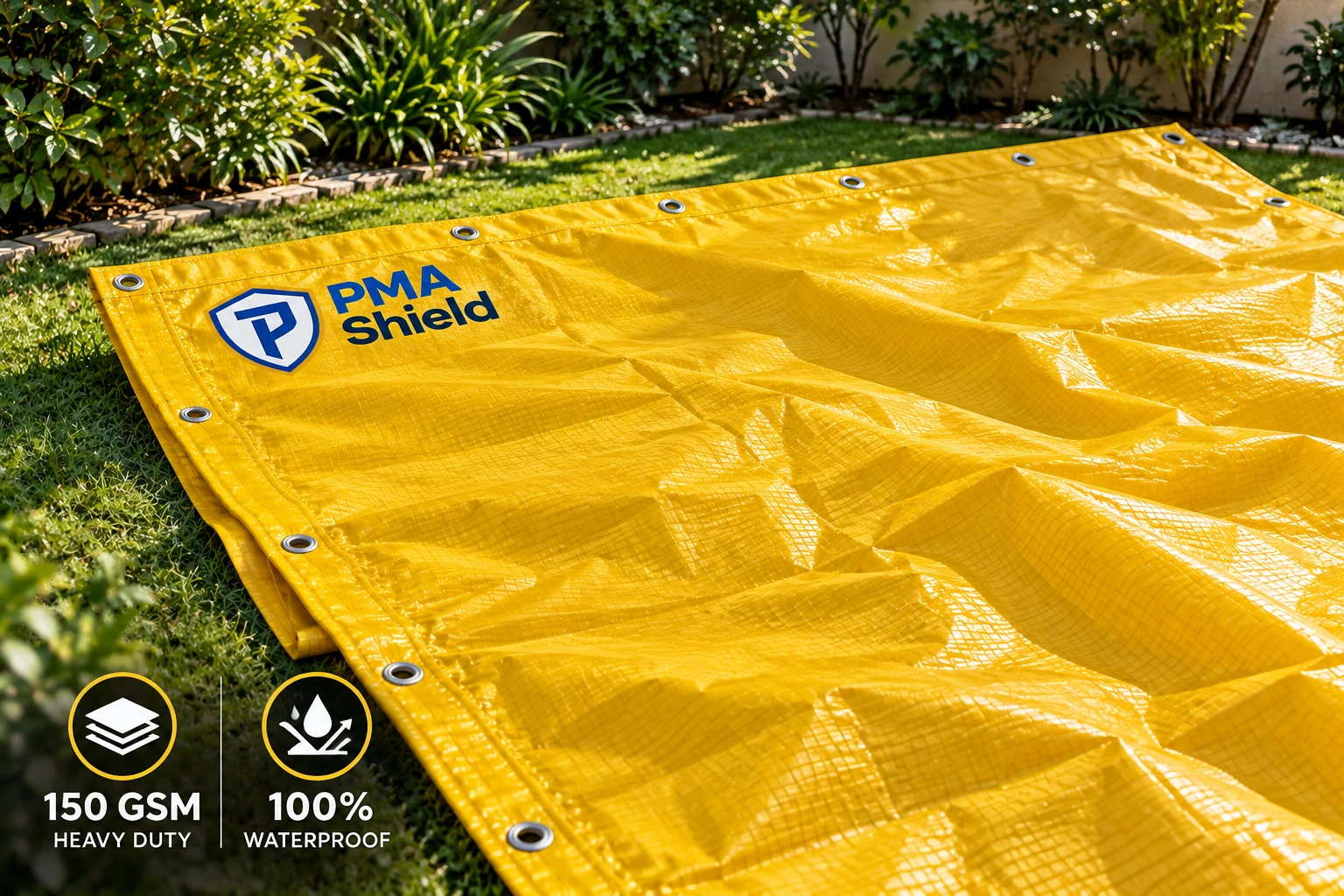 Heavy-Duty Waterproof HDPE Tarpaulin