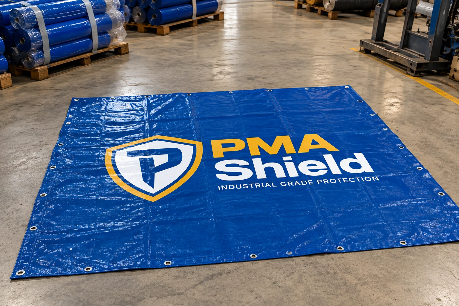 HDPE PMA Shield Tarpaulin Packed for Dispatch