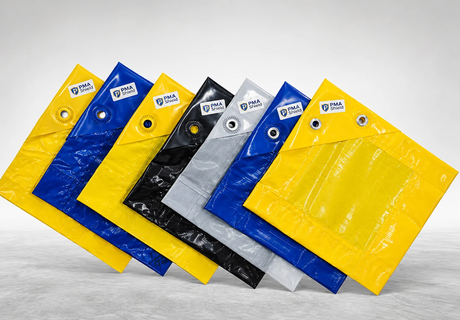 Cross-Laminated Tarpaulin Colour Range